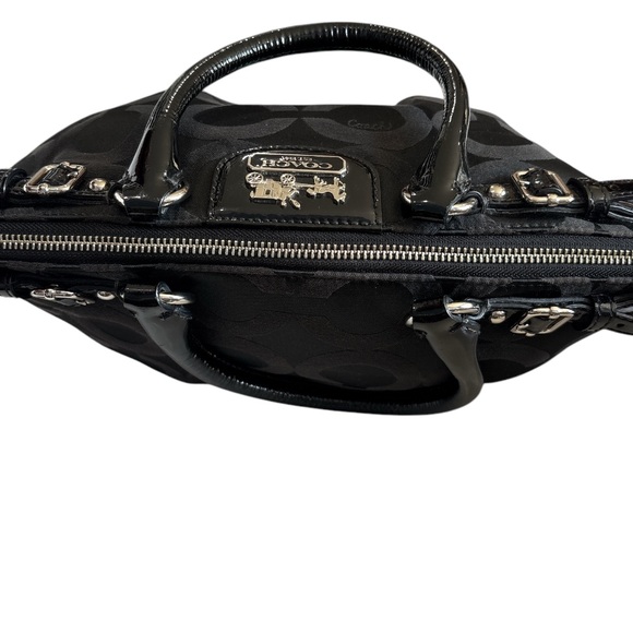 Coach 18650 Black Madison Satchel - Picture 4 of 10